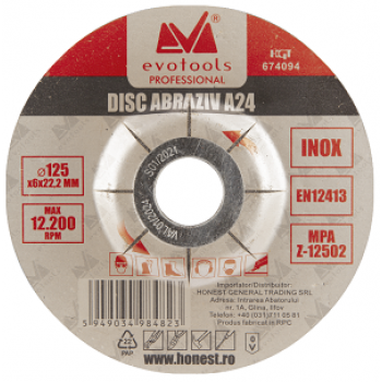 Disc Abraziv ETP A24 Inox / D[mm]: 115; B[mm]: 6 BUC  