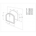 Usa Cuptor Pizza Model Grecesc / H[mm]: 358; B[mm]: 536
