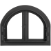 STOVE DOOR WITH  GLASS / C: c00364; H[mm]: 480; B[mm]: 590